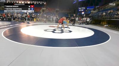 175 lbs Cons. Rd Of 16 - Tristan Steldt, WI vs Peyton Westpfahl, MO
