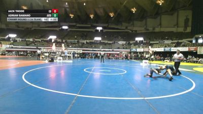 125 lbs Champ Round 1 (16 Team) - Jack Thode, Centenary University vs Adrian Samano, Averett