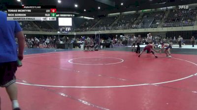 130 lbs Quarterfinal - Tobias McIntyre, Levittown vs Nick Gordon, Palmyra