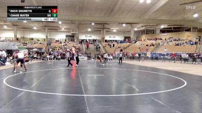 AA 190 lbs Semifinal - Chase Mayes, Nolensville High School vs Rock Shurette, Cleveland High School