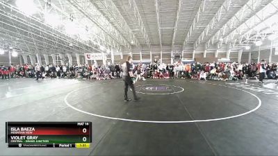 130 lbs Quarterfinal - Isla Baeza, Mountain View vs Violet Gray, Central - Grand Junction