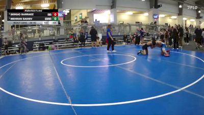 86-92 lbs 1st Place Match - Mehran Sadiev, Gracie Barra Westchase Wrestling Club vs Sergio Barraez, Richmond Wrestling Academy
