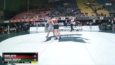 285 lbs Placement Matches (16 Team) - Robby Bates, North Central vs Michael Douglas, Wisconsin-La Crosse