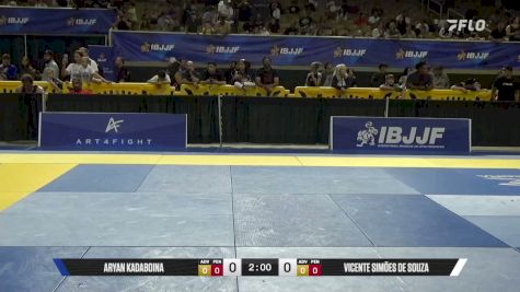 Aryan Kadaboina vs Vicente Simões De Souza 2026 Pan Kids Jiu-Jitsu IBJJF Championship