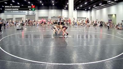 73 lbs Round 3 (4 Team) - Connor Martin, WTF- Valebound vs Brielle Shannon, NWGA Legends