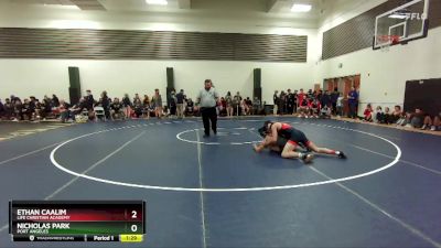 150 lbs Champ. Round 1 - Ethan Caalim, Life Christian Academy vs Nicholas Park, Port Angeles