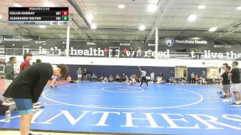 140 lbs 3rd Place - Collin Ramsay, Grit Mat Club Red - HSC vs Aleksandr Belfer, Kraken Black - HSC