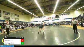 220 lbs Cons. Semi - Landen Roggenkamp, La Pine vs Kaison Smith, Warrenton