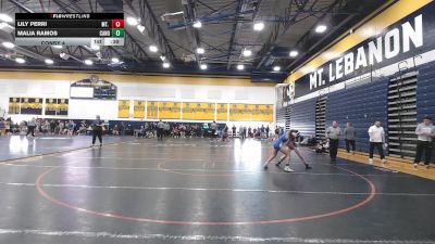 106 lbs Consy 4 - Lily Perri, Mt. Lebanon vs Malia Ramos, Canon-McMillan