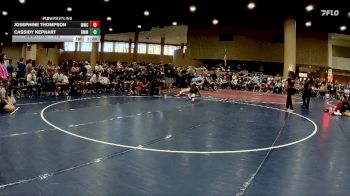 113 lbs Quarterfinal - Josephine Thompson, Missi Wrestling Club vs Cassidy Kephart, Big Money Movin