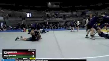 85 lbs Semis (4 Team) - Rylan Gruber, Pierz vs Elijah Olson, UNITED