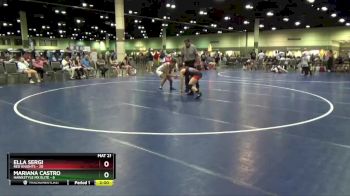 125 lbs Round 4 (8 Team) - Ella Sergi, Red Knights vs Mariana Castro, Hawkstyle MX Elite