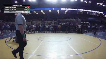 150 3A Semifinal - Nikolas Blake, Hagerty vs LANDON BATES, Palm Harbor University