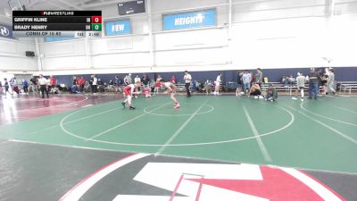 C-132 lbs Consi Of 16 #2 - Griffin Kline, IN vs Brady Henry, OH