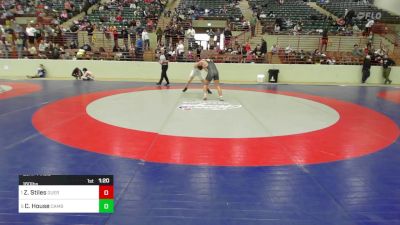 160 lbs Semifinal - Zach Stiles, Guerrilla Wrestling Academy vs Cameron House, Cambridge Bears Youth Wrestling