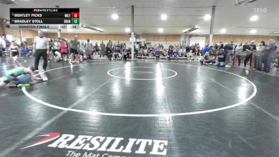 90 lbs Quarterfinal - Bentley Ficks, Milton vs Bradley Stoll, Branchville