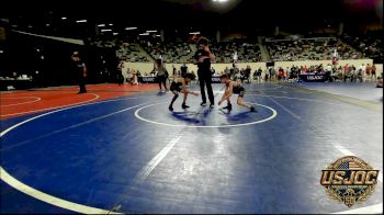 61 lbs Consolation - Aksel Davis, Tahlequah Wrestling Club vs McClain Hall, Randall Youth Wrestling Club