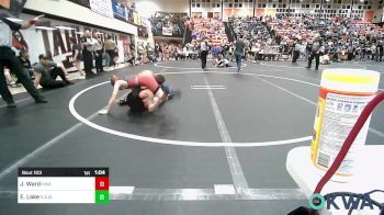 86 lbs Quarterfinal - Jackson Ward, HURRICANE WRESTLING ACADEMY vs Elijah Lake, R.A.W.