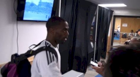 [@Tyson Gay] Clean and fast through prelim [#Day 1 Interviews]