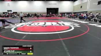 165A Champ. Round 1 - Je`varis Clay, Conroe Woodlands College Park vs Kavion Thompson, Belton