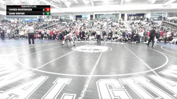 150 lbs Semifinal - Cohen Mortensen, American Fork vs Zane Winter, South Summit