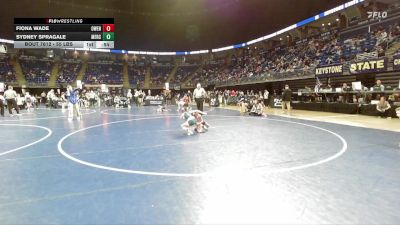 55 lbs Consy 4 - Fiona Wade, Owen J. Roberts vs Sydney Spragale, Mercer