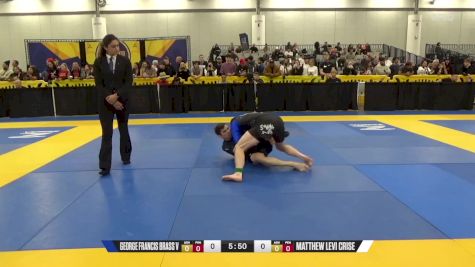 George Francis Brass V vs Matthew Levi Crise 2024 World IBJJF Jiu-Jitsu No-Gi Championship