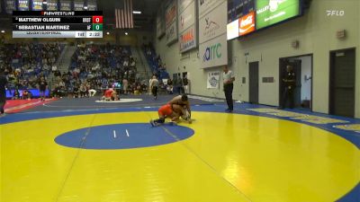 165 lbs Quarterfinal - Sebastian Martinez, Air Force vs Matthew Olguin, Oregon State