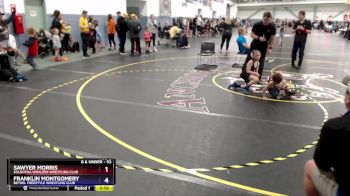 53 lbs Champ. Round 1 - Franklin Montgomery, Bethel Freestyle Wrestling Club vs Sawyer Morris, Soldotna Whalers Wrestling Club