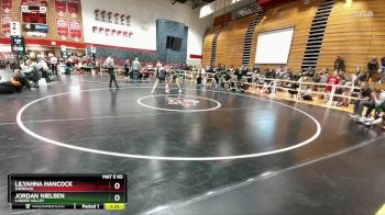 125 lbs Quarterfinal - Lilyahna Hancock, Sheridan vs Jordan Nielsen, Lander Valley