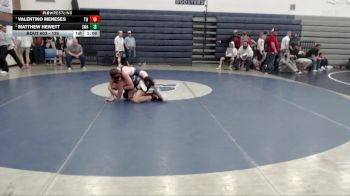 126 lbs Quarterfinal - Valentino Meneses, TW Wrestling vs Matthew Hewett, Sublime Wrestling Academy