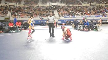122-D2 Quarterfinal - Gianna May, Prescott High School vs Katelyn Millenaar, Willcox High School