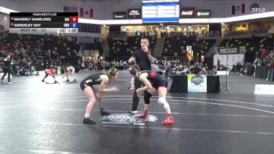 124 lbs Cons. Round 2 - Waverly Kanelong, East Stroudsburg University vs Annesley Day, Wisconsin - Oshkosh