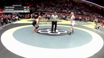 D1-285 lbs Champ. Round 1 - Zeb Zucker, Fremont Ross vs Alex Taylor, Mount Vernon