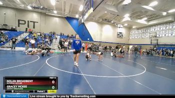 53-57 lbs Round 1 - Gracey McKee, Uintah Wrestling vs Nolan Broadbent, Olympus-Skyline