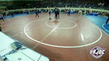 100 lbs Consi Of 8 #2 - Talan Tucker, Blanchard High School vs Tytan Ellis, Coweta Tiger Wrestling