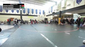 100lbs Cons. Round 5 - Sophia Mahoney, Stevenson (Girls) vs Janissa Barrera, Othello (Girls)