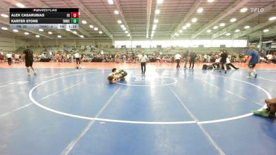 145 lbs Rr Rnd 2 - Alex Casarubias, Flickr Boyz Yahtzee vs Karter Stone, Ride Out Wrestling Club - TN