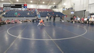 88 lbs Desmond Gibson, Oklahoma Blue vs Ian Cooley, Minnesota Blue