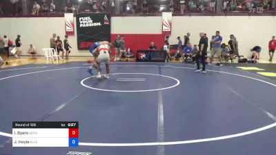 65 kg Round Of 128 - Isaac Byers, Boone RTC vs Justin Hoyle, Blue & Gold Wrestling Club