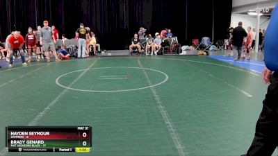 96 lbs Round 7 (8 Team) - Hayden Seymour, Hammers vs Brady Genard, Mat Assassins Black