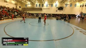 165 lbs Round 1 (3 Team) - Ezra Archuleta, Rawlins vs Micah Gomez, Scottsbluff