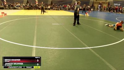 85 lbs Champ. Round 1 - Bryce Kraemer, Rocori vs Jamison Brummer, St. Francis