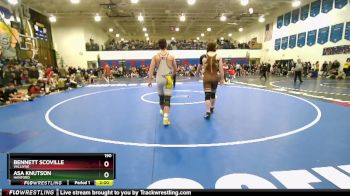 190 lbs Champ. Round 2 - Asa Knutson, Hanford vs Bennett Scoville, Vallivue