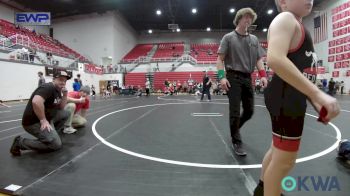 100 lbs Consolation - Sawyer Ward, Red Ryder Wrestling Club vs Maximus Gray, Division Bell Wrestling