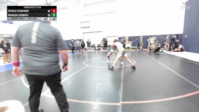 138 lbs 3rd Place - Vitalii Pushnin, NY vs Mason Joseph, OH