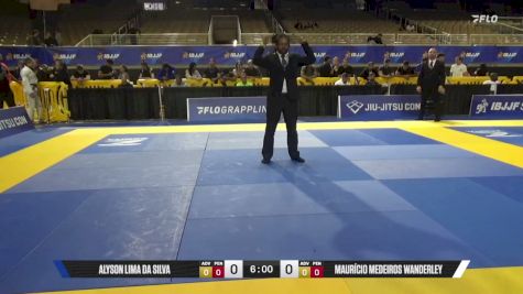 Maurício Medeiros Wanderley vs Alyson Lima Da Silva 2026 Pan Jiu Jitsu IBJJF Championship