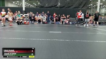 76 lbs Round 3 (8 Team) - Chase M Davis, North Carolina vs Cruz Evans, Backyard Brawlers