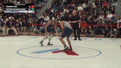 126 lbs Semifinal - Matthew Salvador-Agabin, Cheyenne vs Andrew Ruiz, Legacy