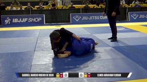 Elmer Abraham Florian vs Gabriell Marcio Ribeiro De Deus 2026 Pan Jiu Jitsu IBJJF Championship